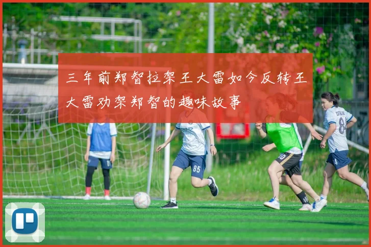 三年前郑智拉架王大雷如今反转王大雷劝架郑智的趣味故事